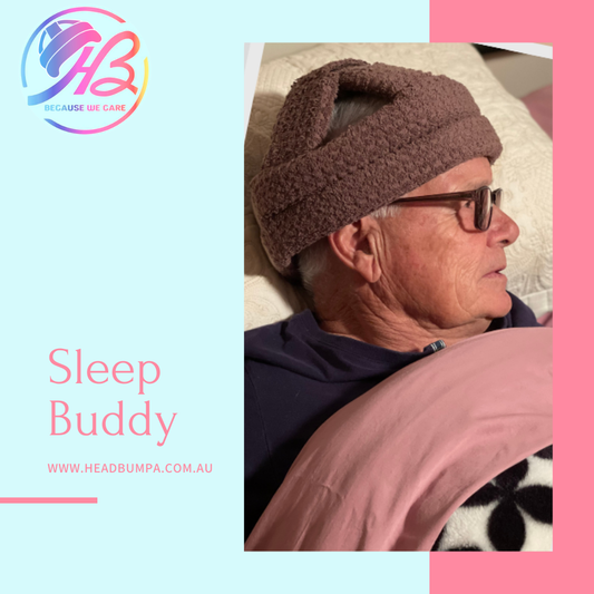 Sleep Buddy - Soft and Comfy Adult Head Protector for Safe Sleeping